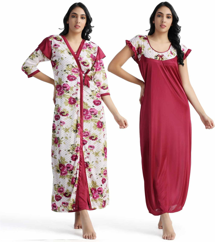 NIGHTGIRL Women Nighty Set Buy NIGHTGIRL Women Nighty Set Online