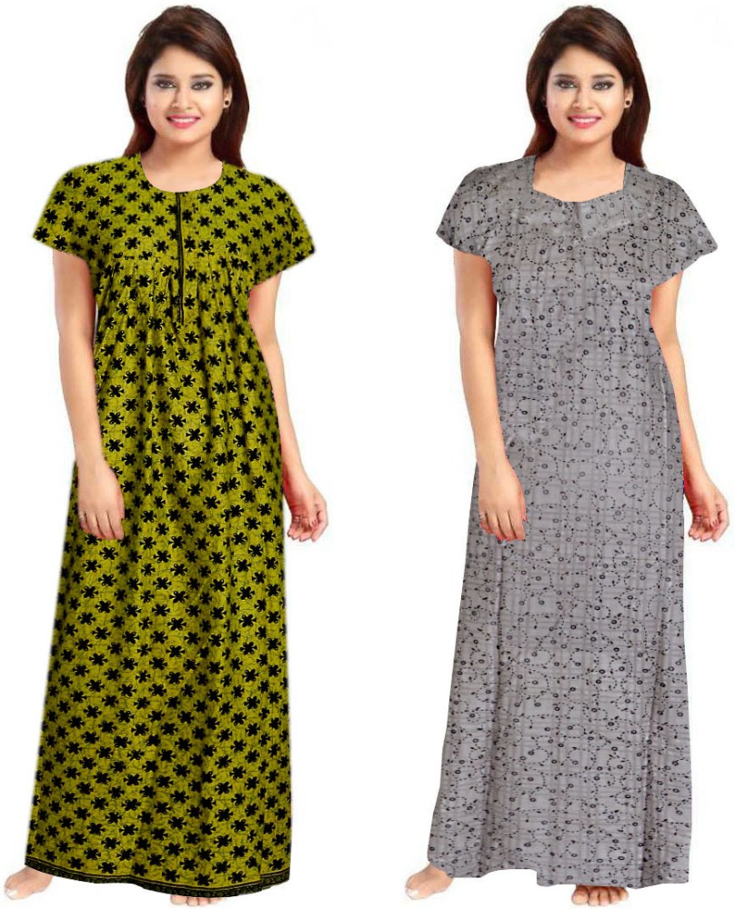 Flipkart women's cotton nighties on sale