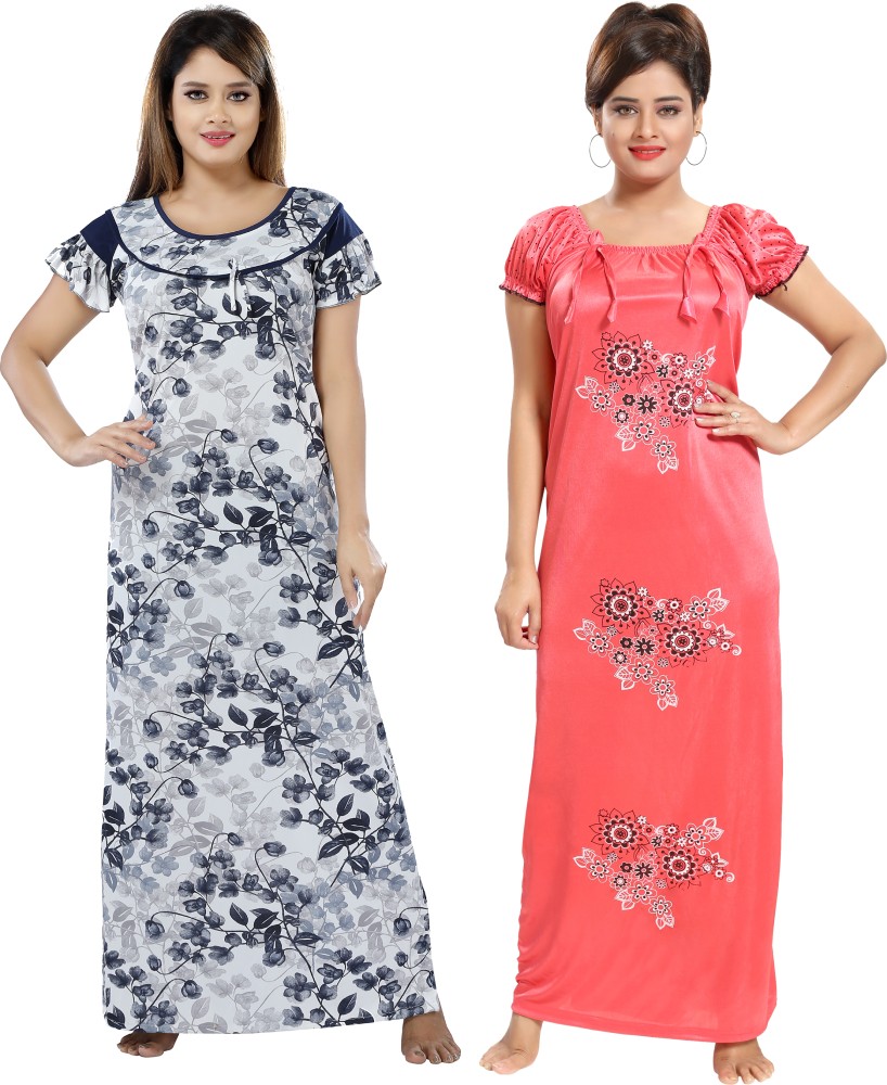 Shopping World Women Nighty - Buy Shopping World Women Nighty Online at  Best Prices in India | Flipkart.com