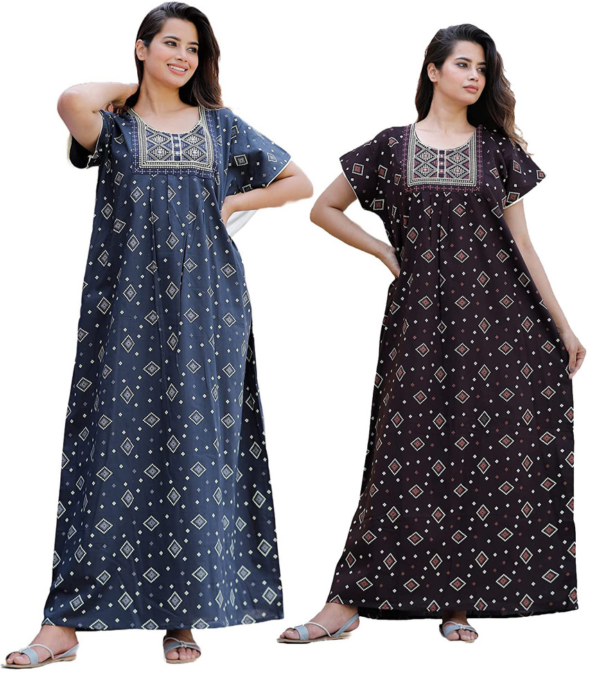 Beautiful night dresses sale flipkart