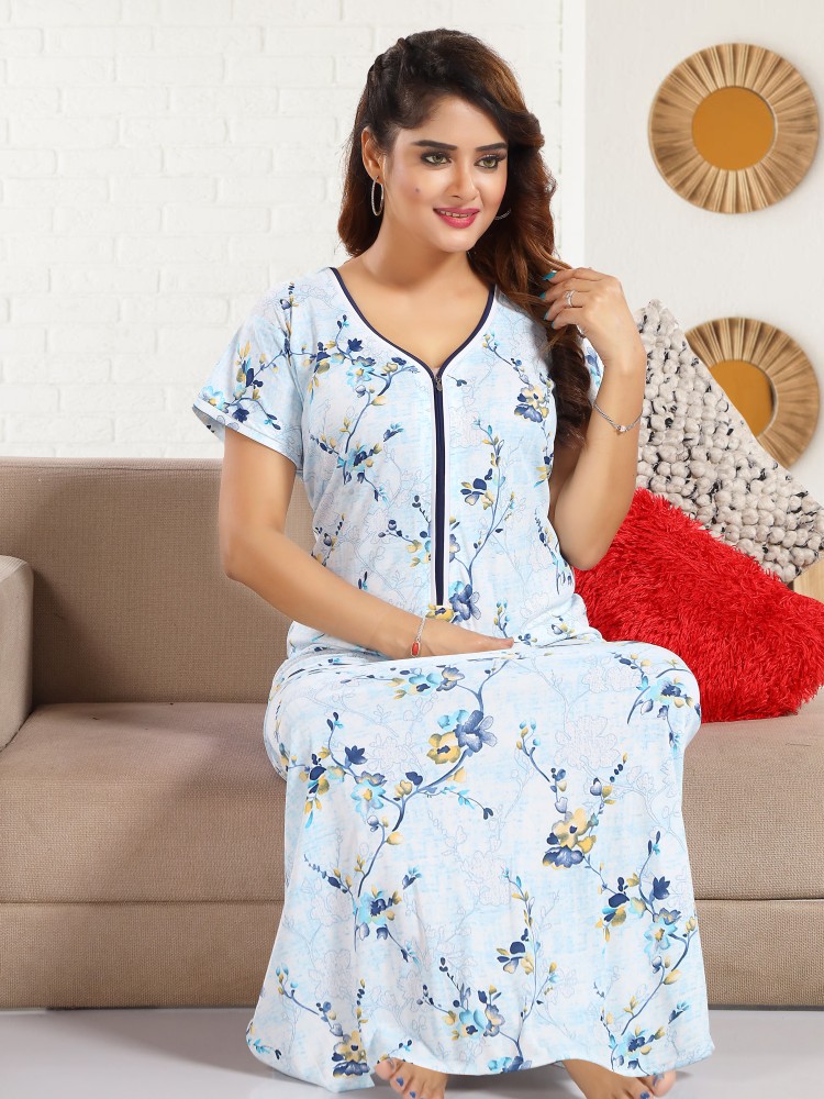 Shopping World Women Nighty - Buy Shopping World Women Nighty Online at  Best Prices in India | Flipkart.com