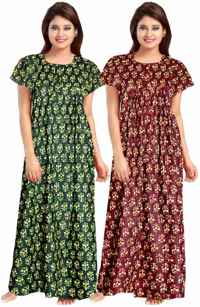 Jinal cotton nighty clearance