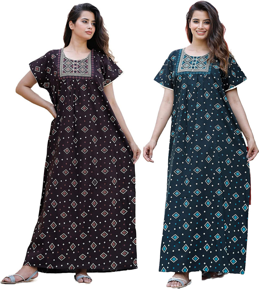 Flipkart ladies cotton nighties discount