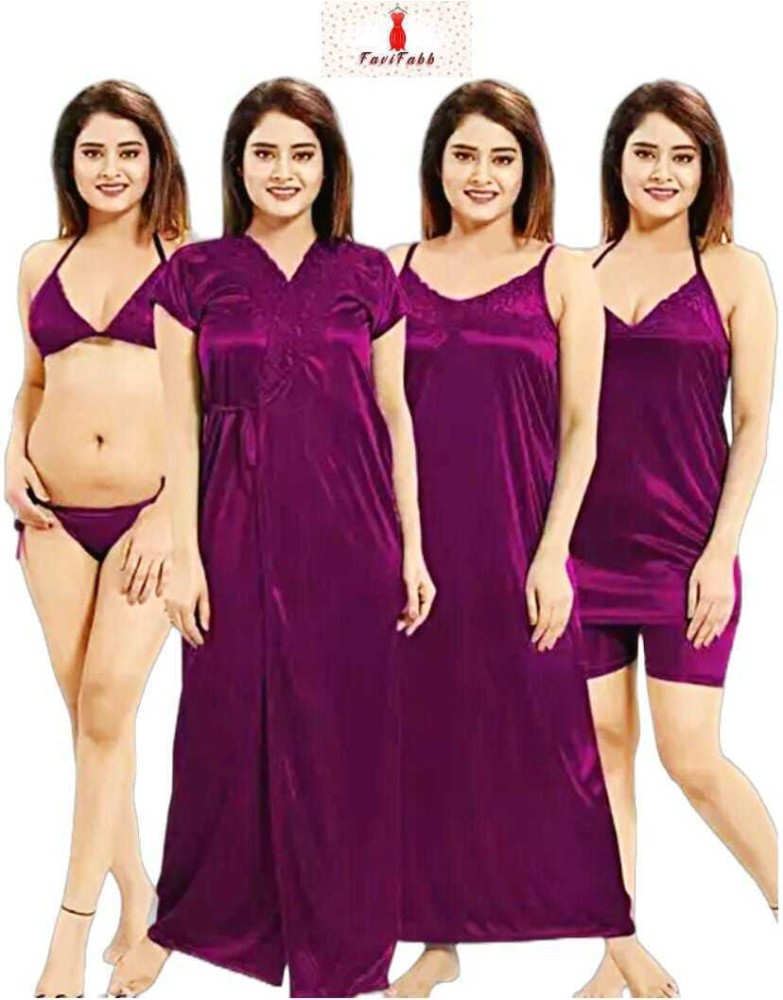 FAVIFABB Women Nighty Set - Buy FAVIFABB Women Nighty Set Online at Best  Prices in India | Flipkart.com