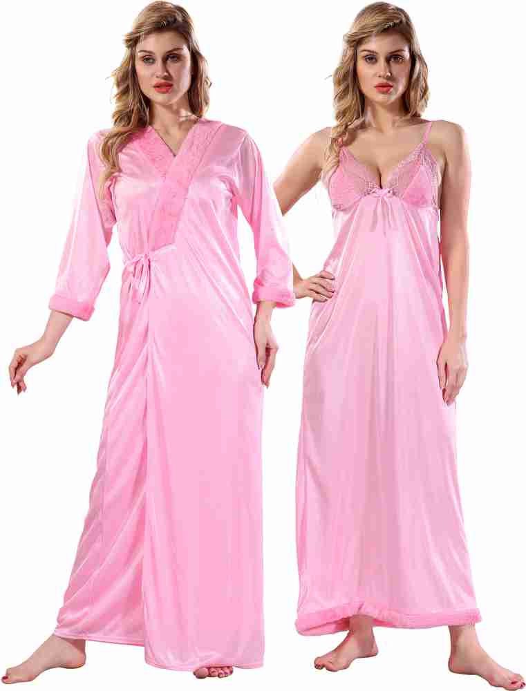 Be You Women Nighty with Robe - Buy Be You Women Nighty with Robe Online at  Best Prices in India