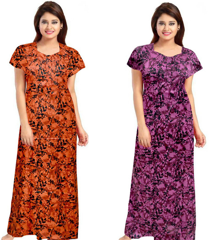 Flipkart night dress cotton on sale