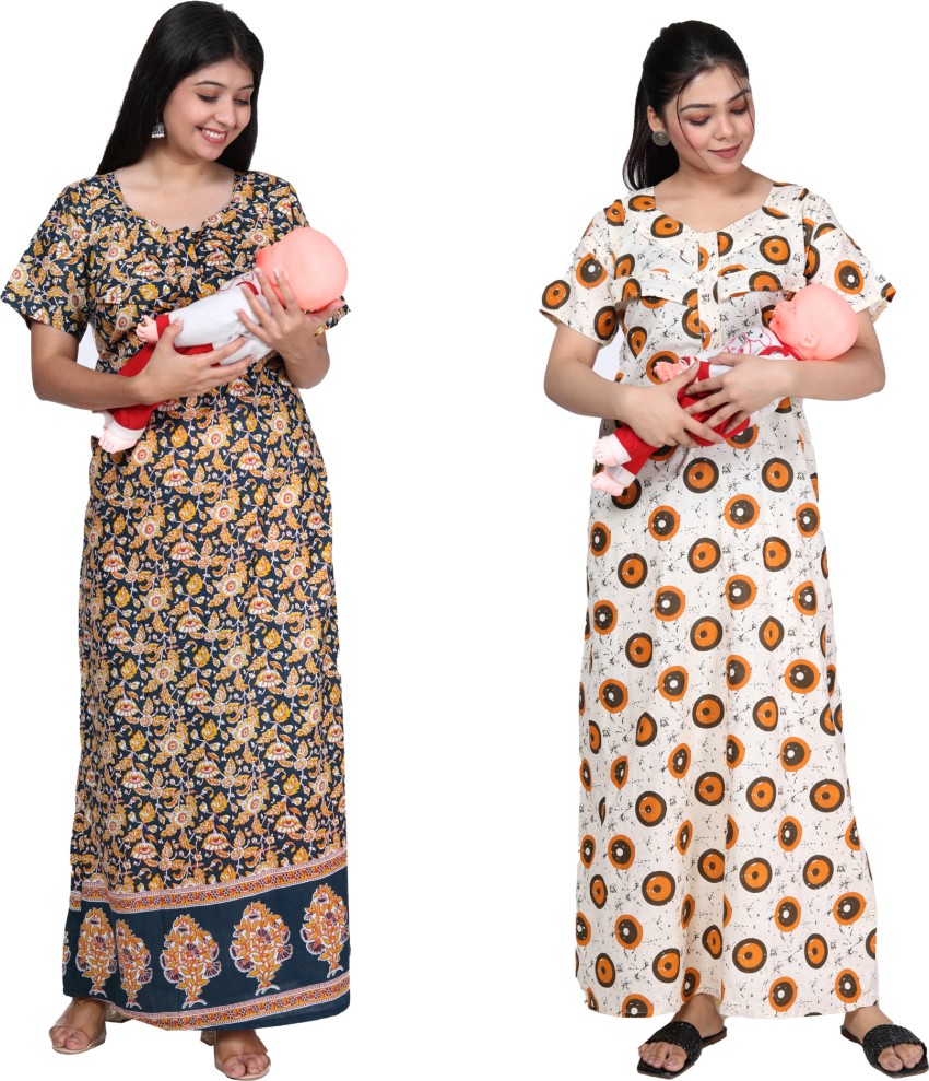 Garima Fashion Women Maternity/Nursing Nighty - Buy Garima Fashion