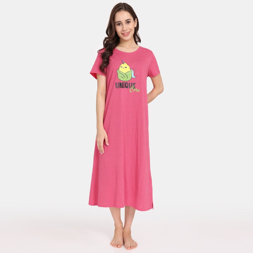 Rosaline By Zivame Women Nighty - Buy Rosaline By Zivame Women Nighty Online  at Best Prices in India