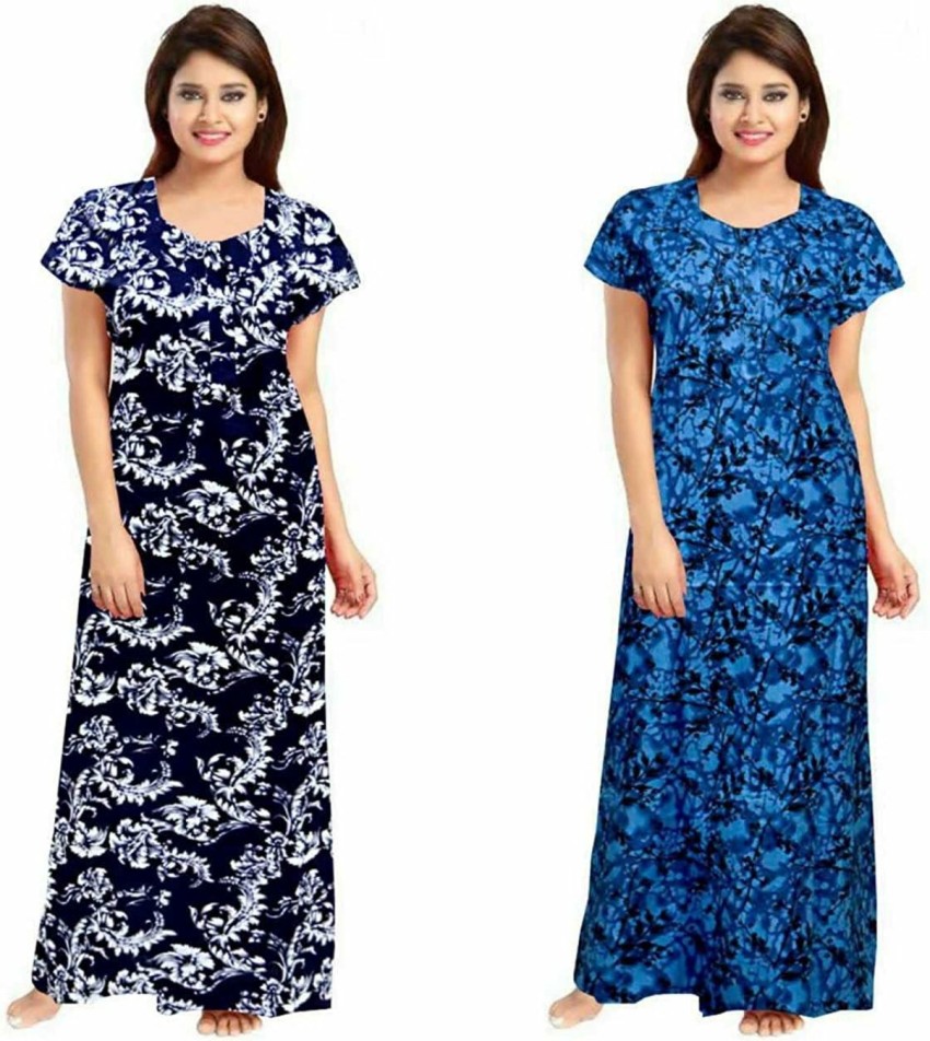 Gulabi nagari Women Nighty - Buy Gulabi nagari Women Nighty Online