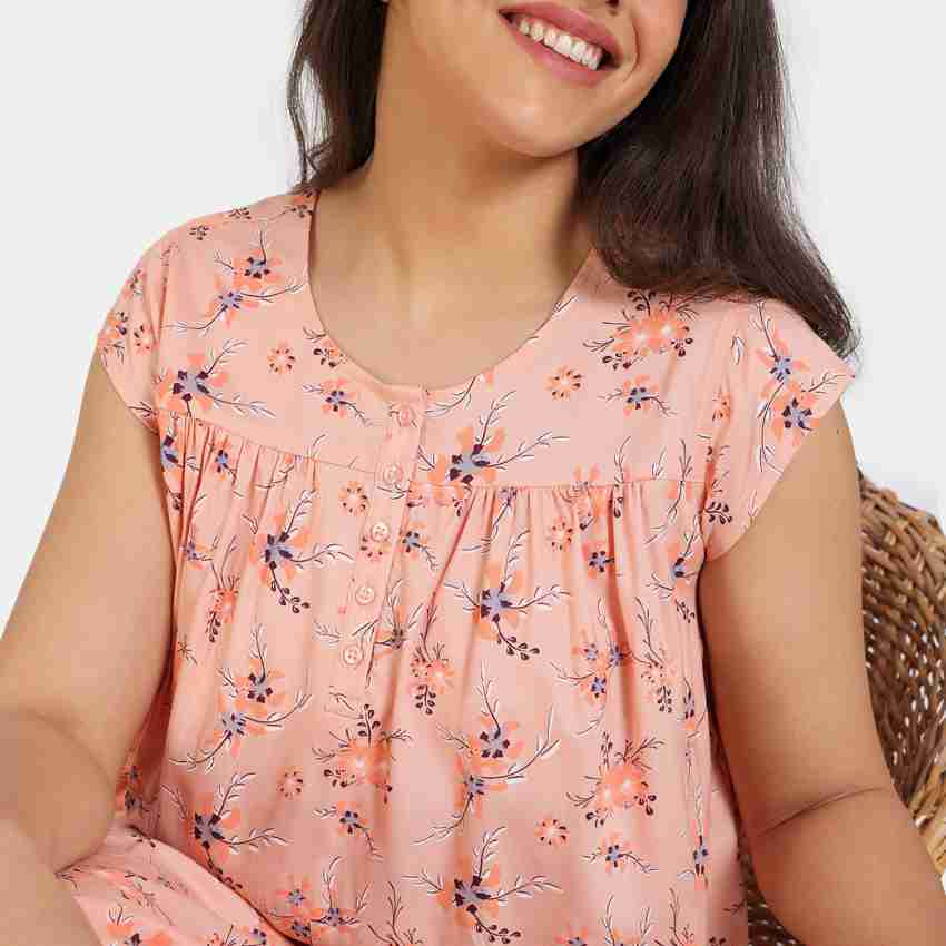 ZIVAME Women Nighty - Buy ZIVAME Women Nighty Online at Best Prices in  India