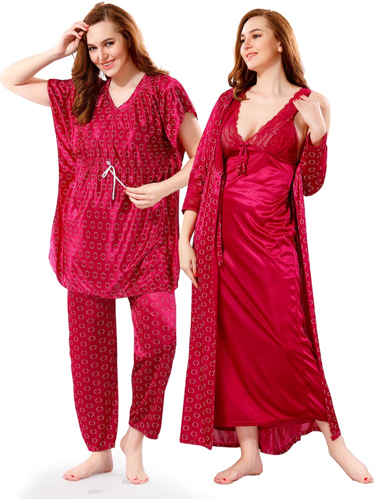 Buy online Tie Front Solid Combo Nightwear Set from sleepwear for Women by  Be You for ₹569 at 57% off