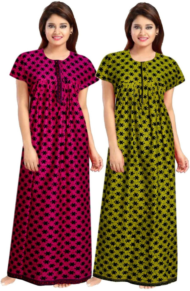 Flipkart cotton nighty shop