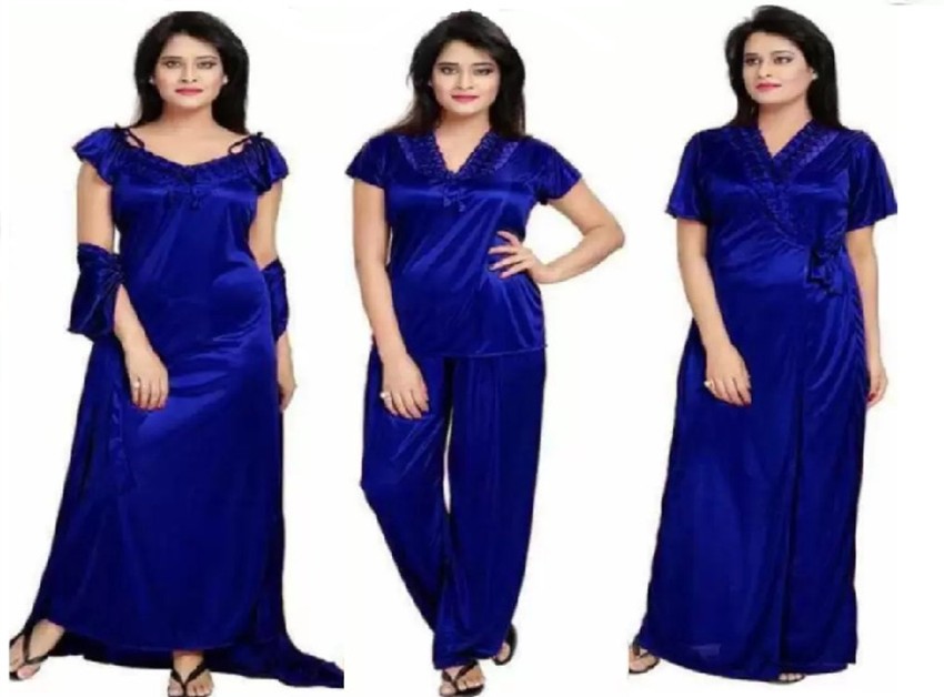 satin nighty flipkart