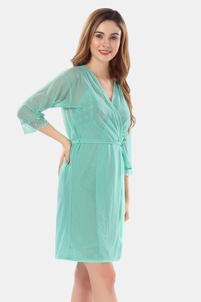 Be You Women Nighty with Robe - Buy Be You Women Nighty with Robe Online at  Best Prices in India