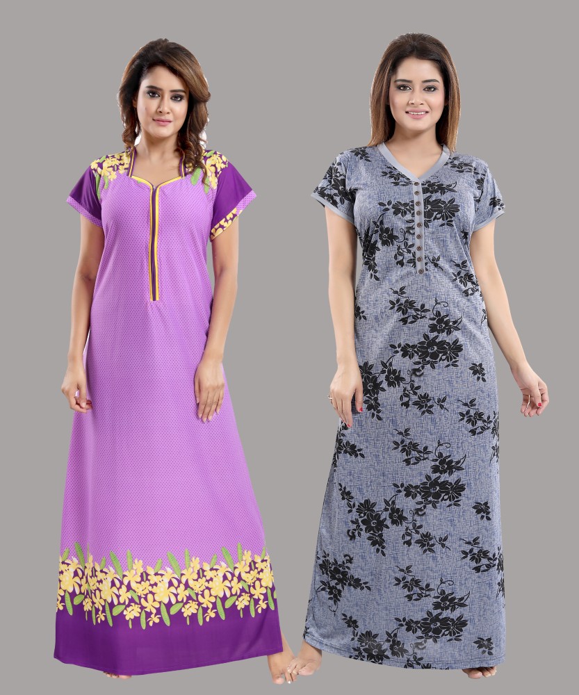 Shopping World Women Nighty - Buy Shopping World Women Nighty Online at  Best Prices in India