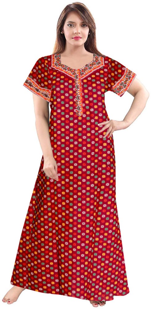 Pure cotton sale nighty flipkart