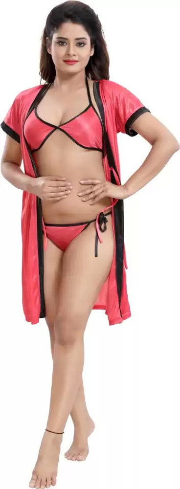 Honeymoon Women Robe and Lingerie Set Buy Honeymoon Women Robe