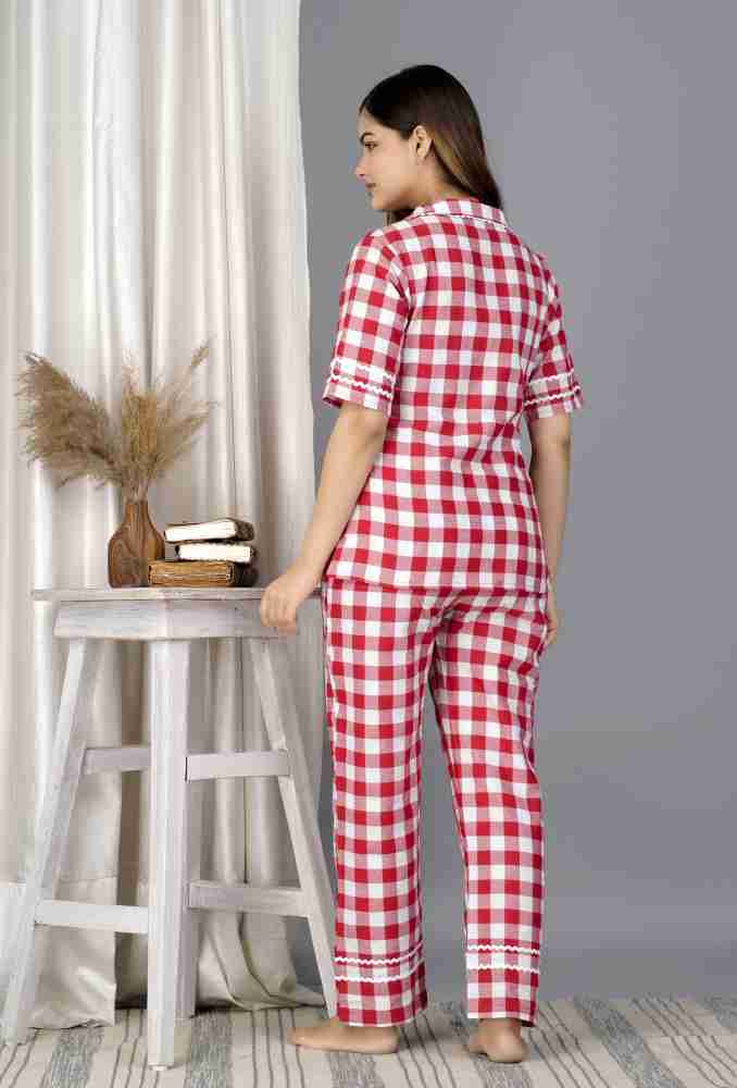 Gingham pajamas discount