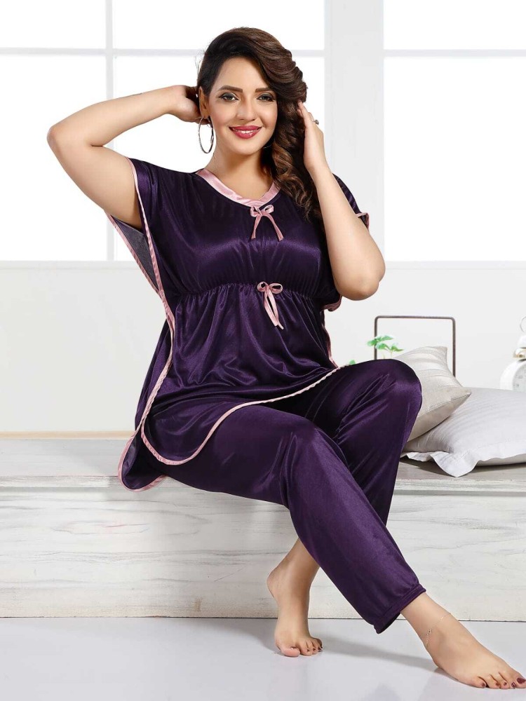 Ladies best sale purple pyjamas