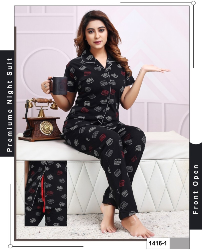 Night dress for ladies sales on flipkart