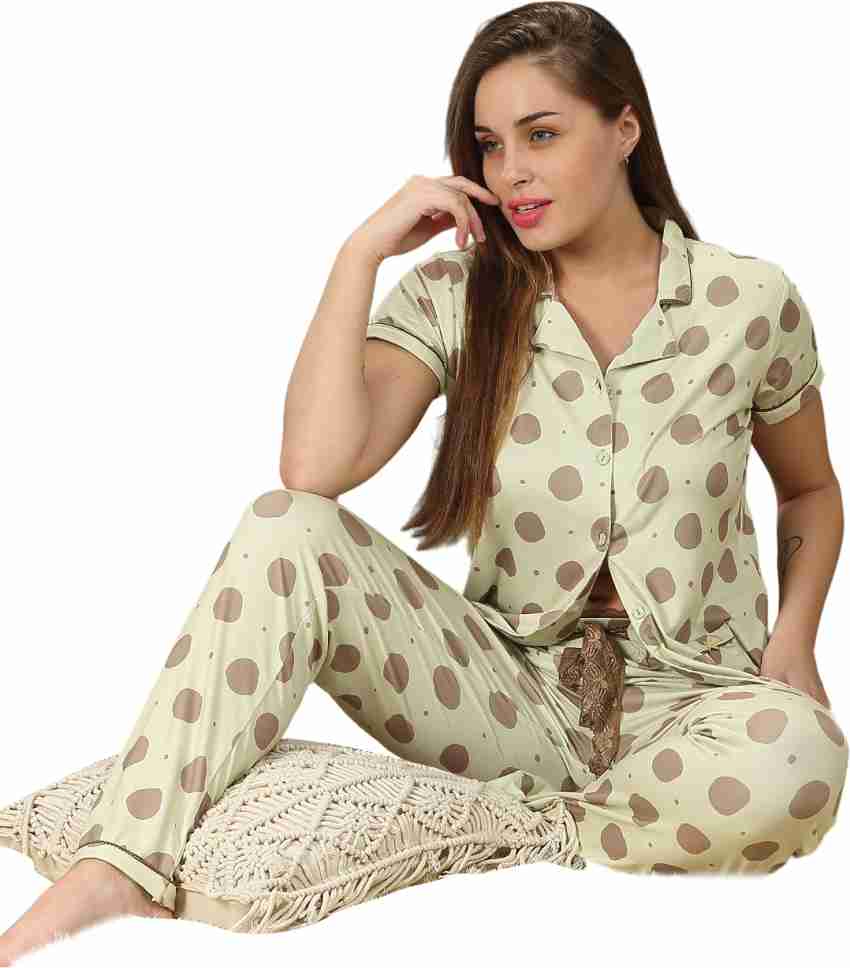 Little Pink Women Printed Green Top & Capri Set Price in India