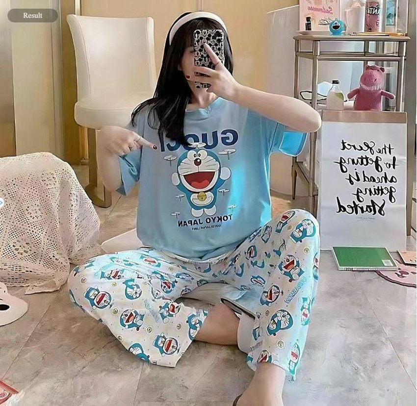 Lugo Women Printed Blue Night Suit Set Price in India Buy Lugo