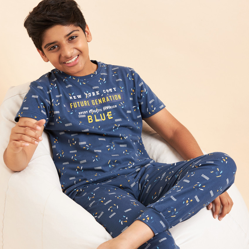Boys sales blue pyjamas
