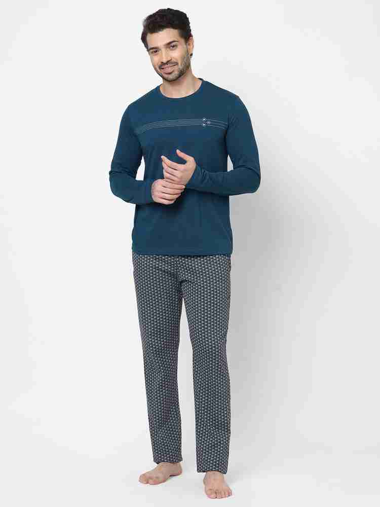 SWEET DREAMS Men Striped Dark Blue Top Pyjama Set Price in India Buy SWEET DREAMS Men Striped Dark Blue Top Pyjama Set at Flipkart Top Pyjama Set