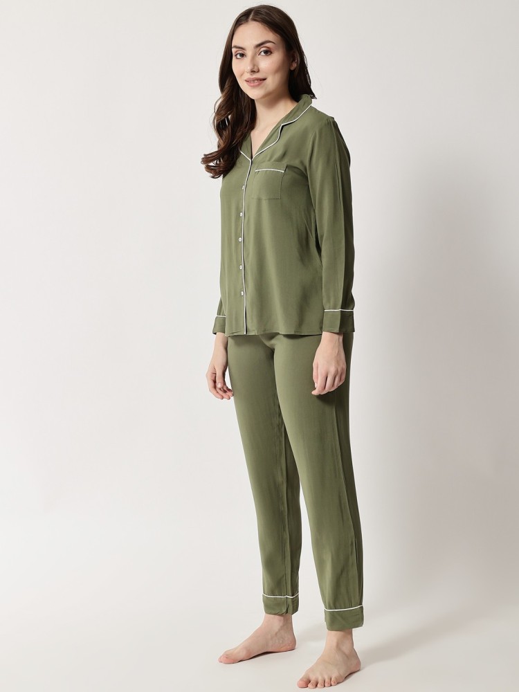 Green best sale womens pyjamas