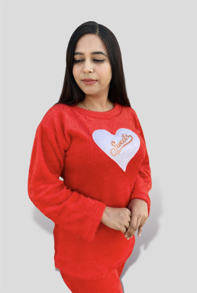 Valentine winter sale night suit