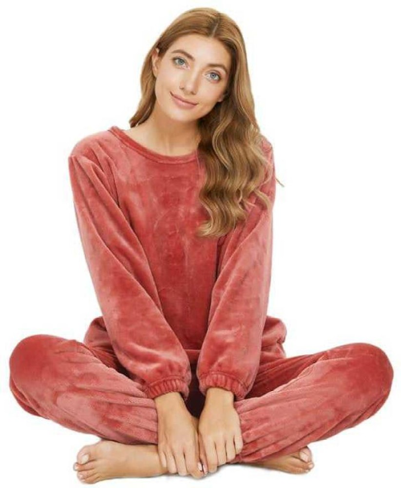 Buy DONSON Winter Pajama Set for Women, Long Sleeve Pajama