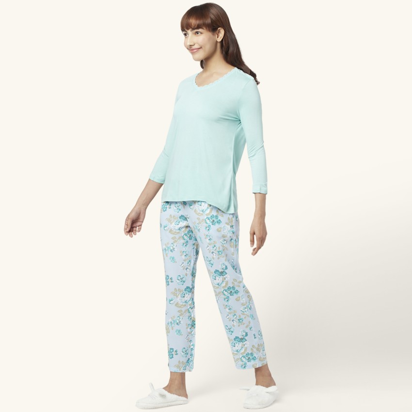 YU by Pantaloons Women Printed Grey Top & Pyjama Set Price in India - Buy  YU by Pantaloons Women Printed Grey Top & Pyjama Set at  Top &  Pyjama Set