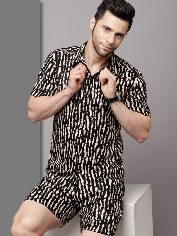 Mens leopard print discount pyjamas