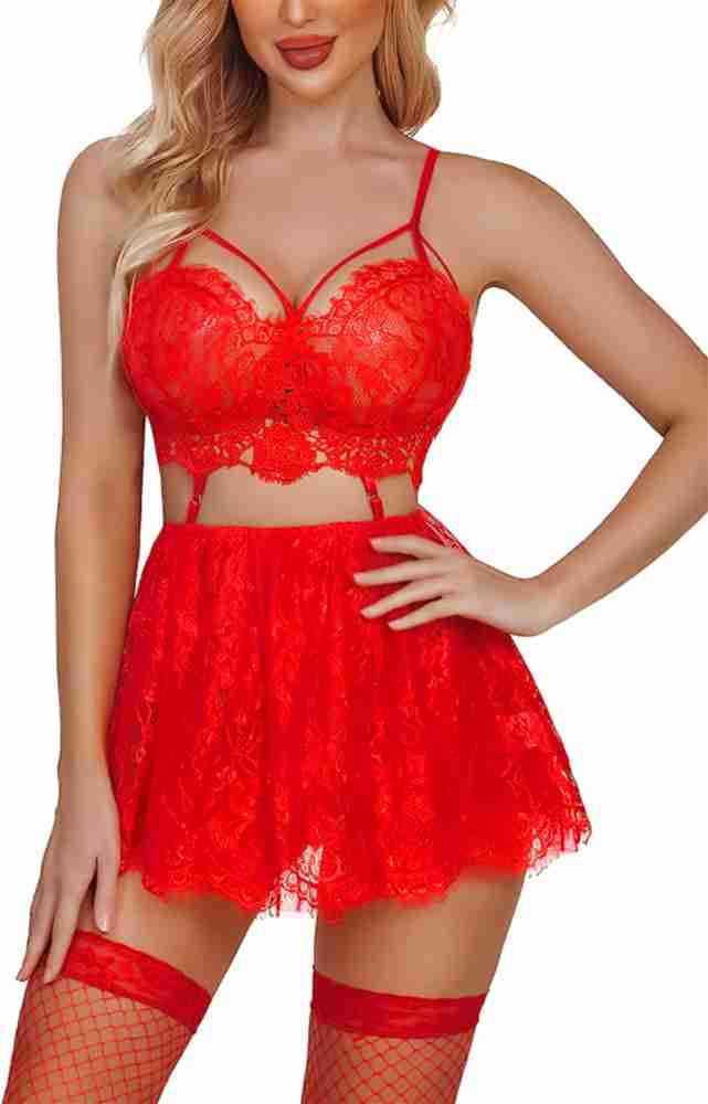 BELLEVINO Women Solid Red Night Suit Set Price in India - Buy BELLEVINO  Women Solid Red Night Suit Set at  Night Suit Set