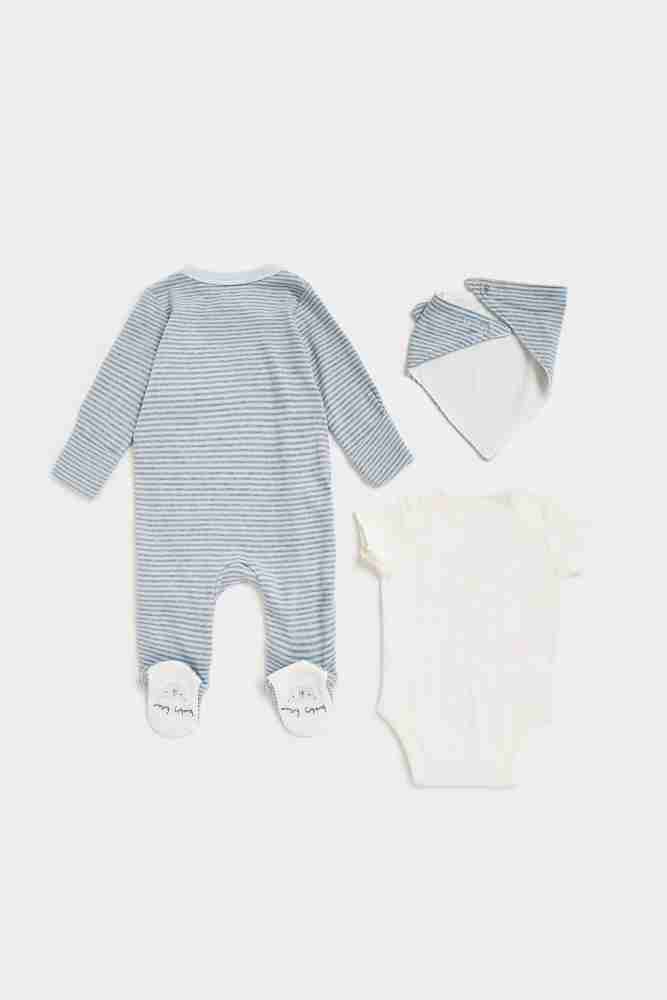 Mothercare baby best sale boy sleepsuits