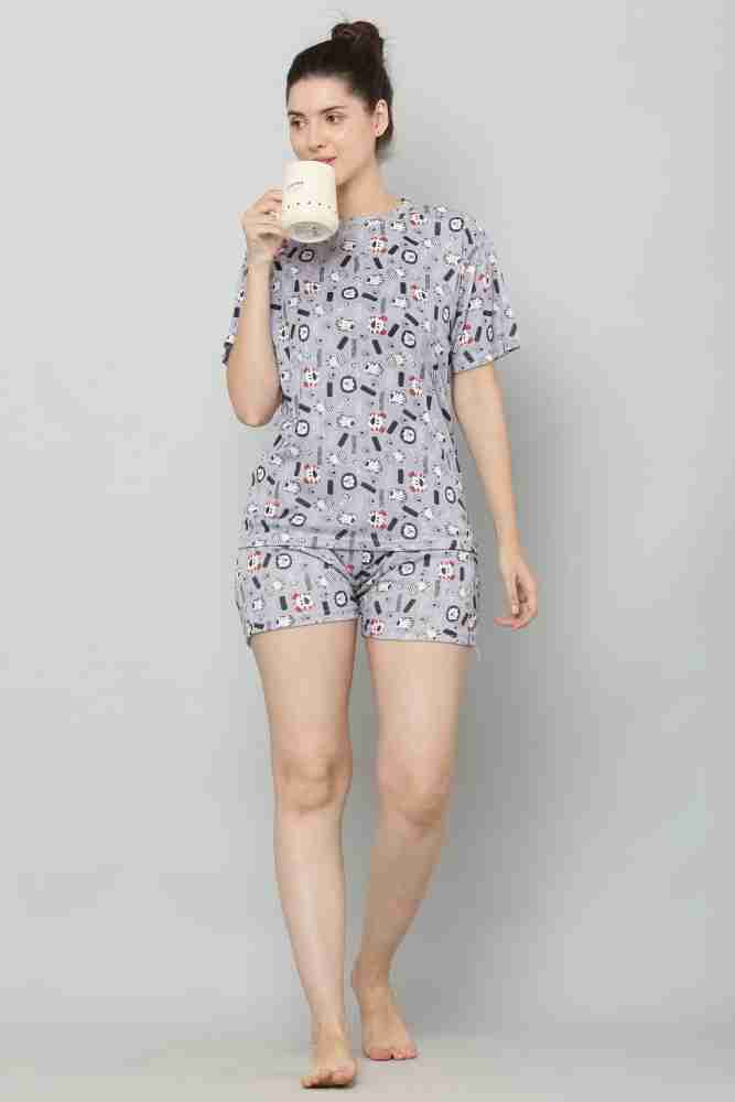 Short sleeve best sale pyjama set ladies