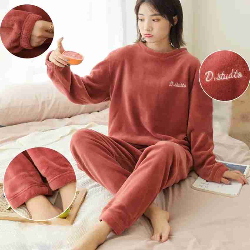 Womens fleece best sale pj set