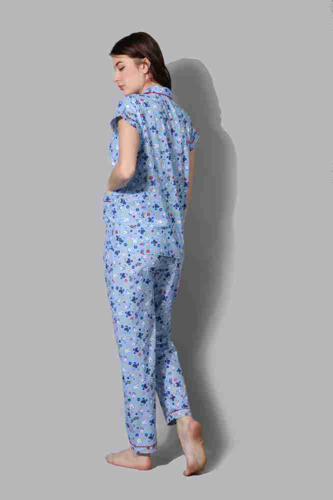 SUUT CLOTHING Women Printed Light Blue Night Suit Set Price in India - Buy  SUUT CLOTHING Women Printed Light Blue Night Suit Set at  Night  Suit Set