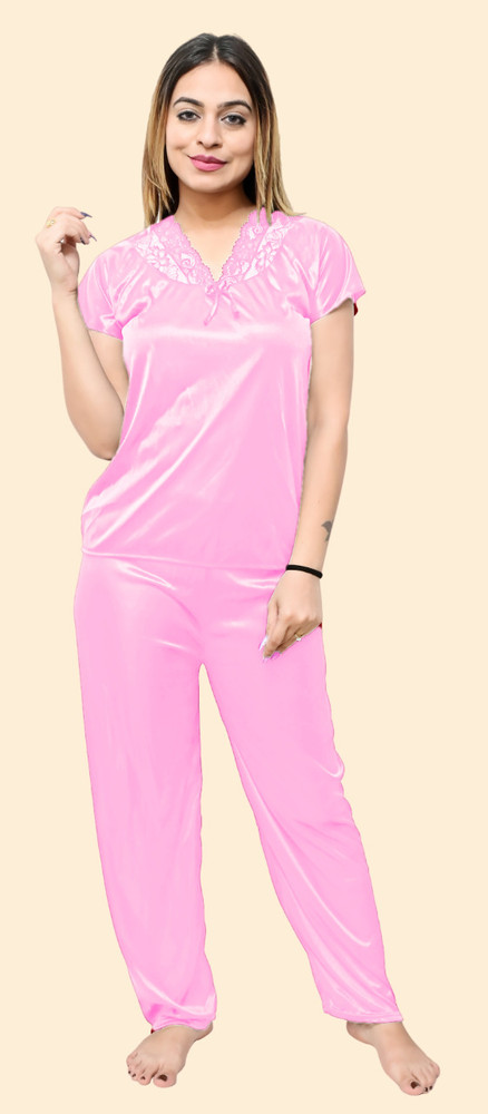 Baby pink sales night suit