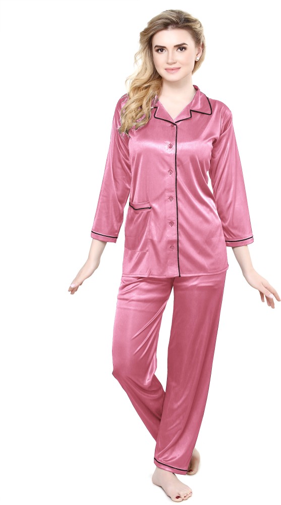 Satin night suit online flipkart