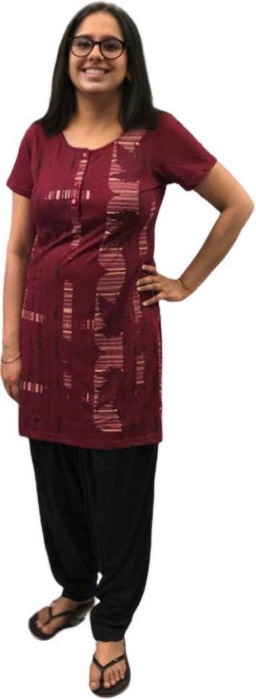 Melini Women Printed Red Night Suit Set Price in India Buy Melini Women Printed Red Night Suit Set at Flipkart Night Suit Set