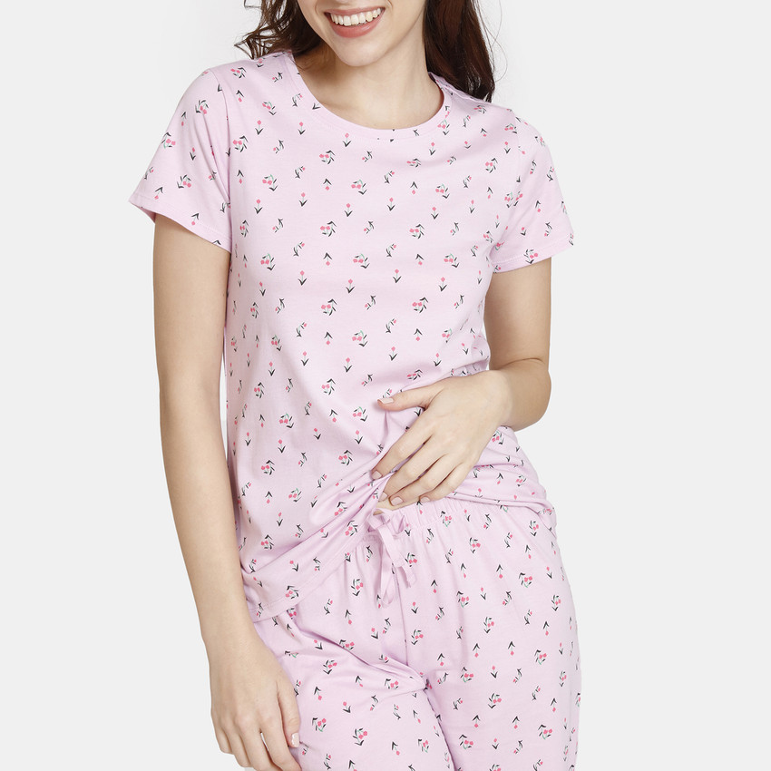 Zivame cotton night best sale suit