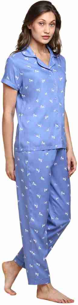 Van Heusen Intimates Allover Print Women Printed Blue Night Suit Set Price  in India - Buy Van Heusen Intimates Allover Print Women Printed Blue Night  Suit Set at  Night Suit Set