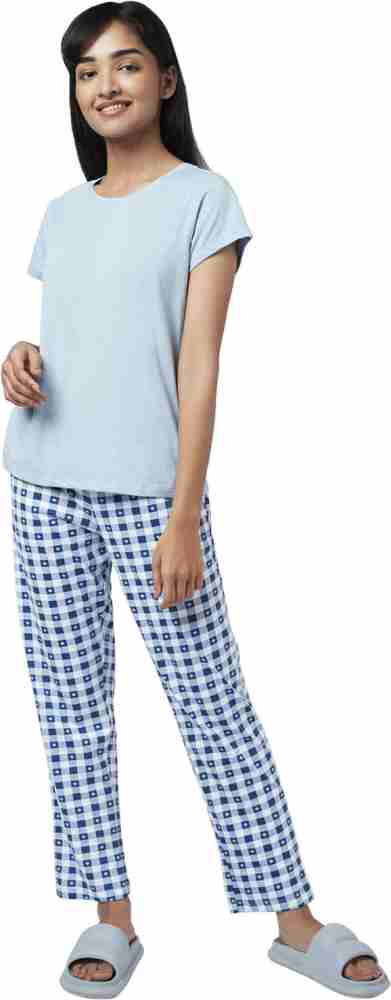 YU by Pantaloons Women Printed Grey Top & Pyjama Set Price in India - Buy  YU by Pantaloons Women Printed Grey Top & Pyjama Set at  Top &  Pyjama Set