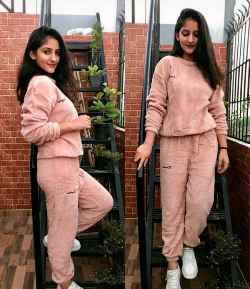 Buy TEMPTING THE NIGHT THREE PIECE PINK NIGHT SUIT for Women Online in India