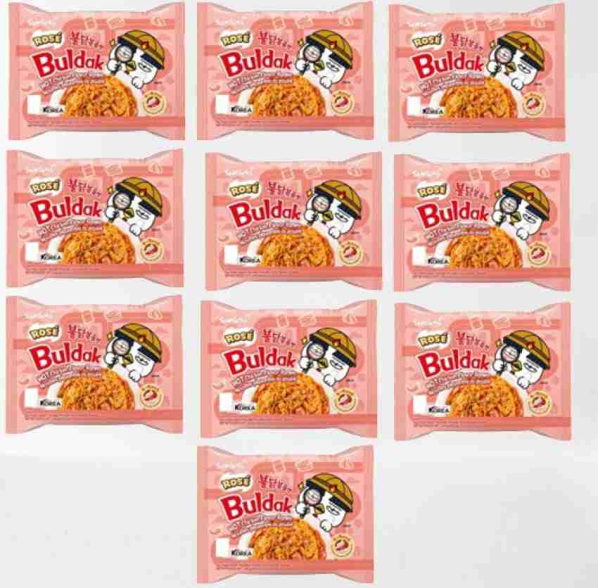 Buy SAMYANG Rose Buldak Hot Chicken Flavor Ramen Nouilles Piquantes au  Poulet, 620 Gram (Pack of 5) Online at Best Prices in India - JioMart.