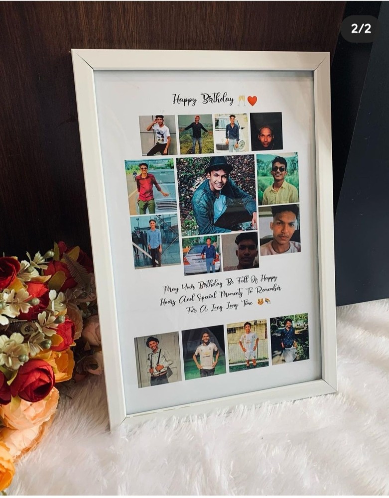 Birthday Gift For Best Friend Memory Frame Personalised