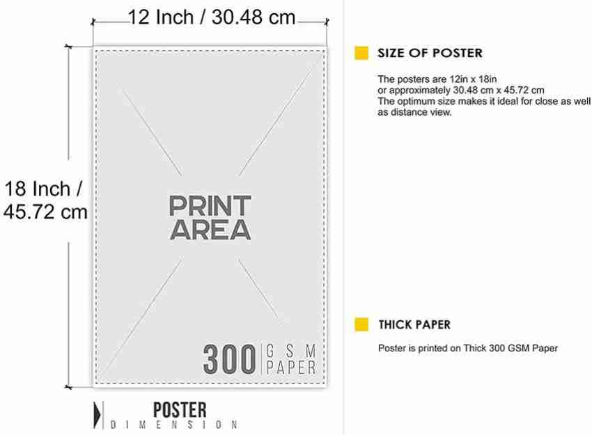 12 x 18 Paper Size Dimensions