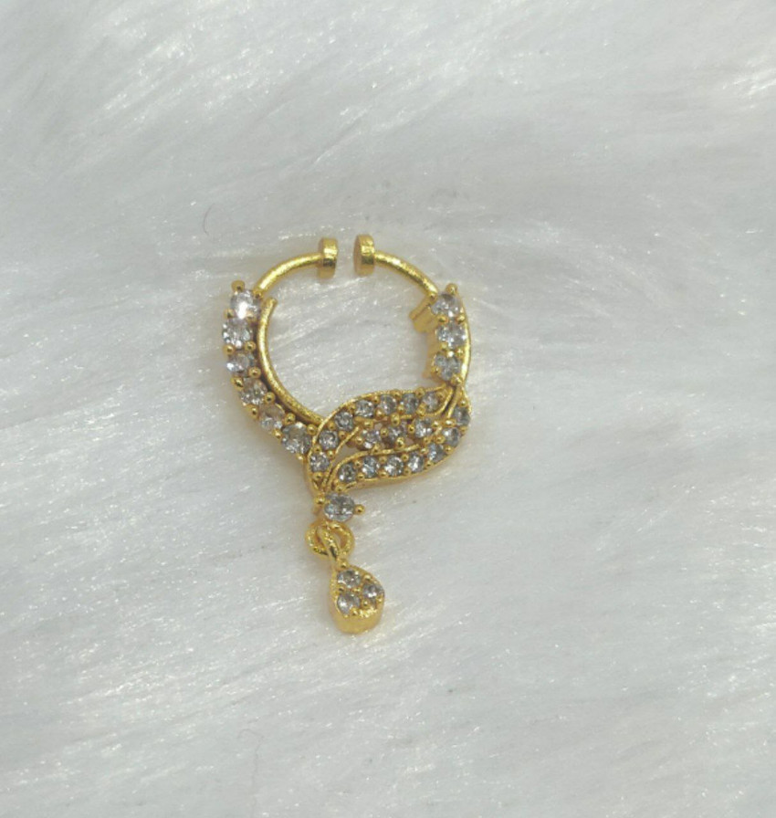 Gorkhastyle Gold plated Plated Brass Nathiya Price in India Buy