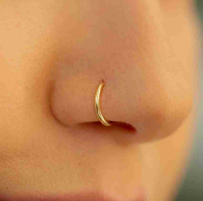 Gold nose ring under sale 1000